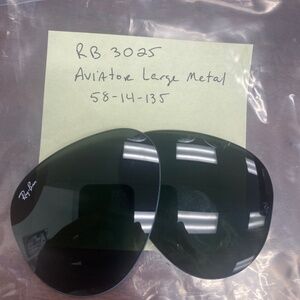 Ray Ban aviator lenses